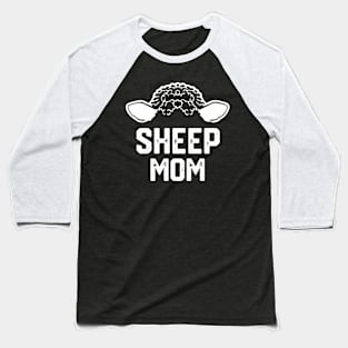 funny Sheep mom Baseball T-Shirt